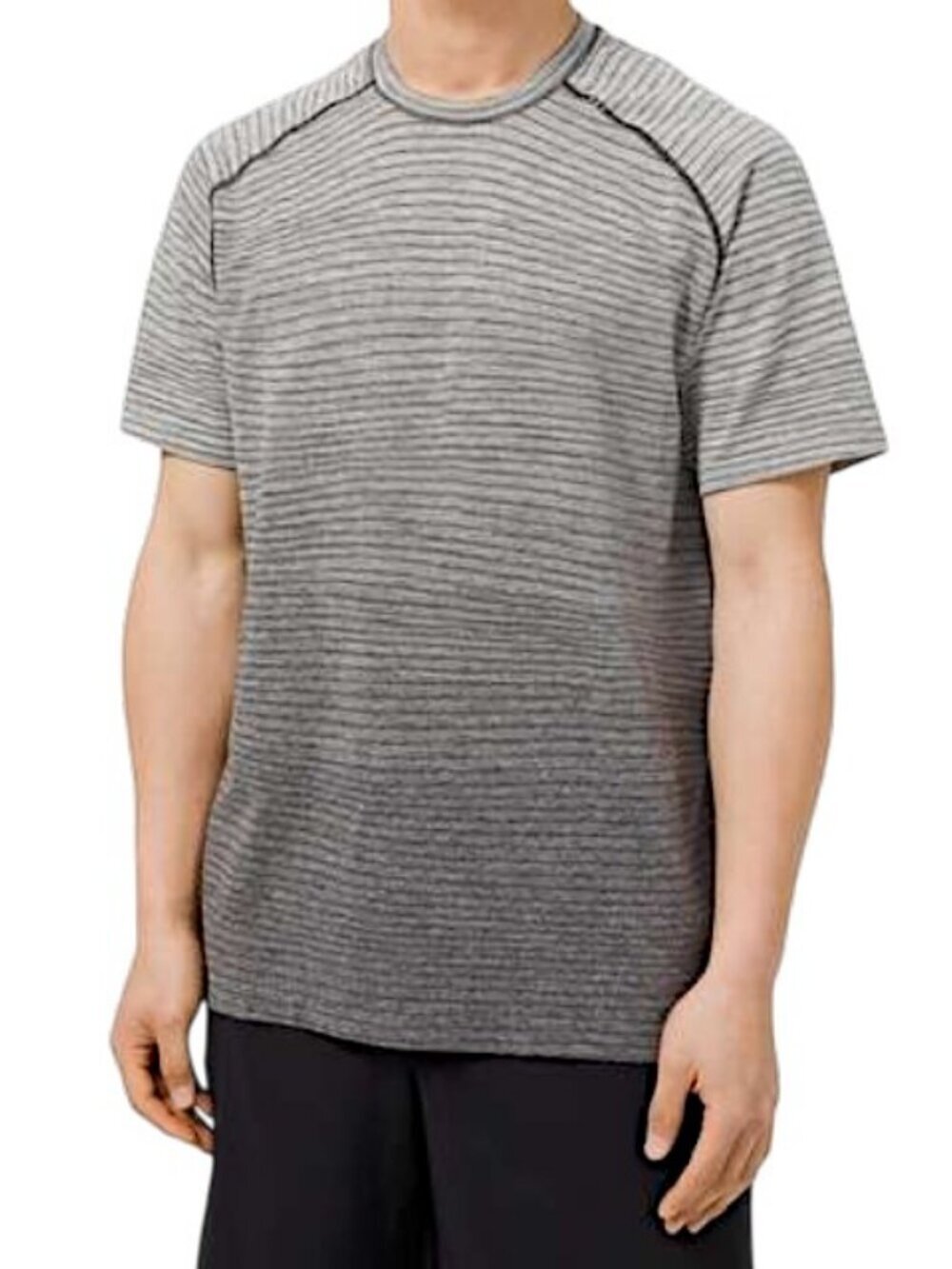 LULULEMON Wave Fade Graphite Grey Metal Vent Tech 2.0 Training Tee xl